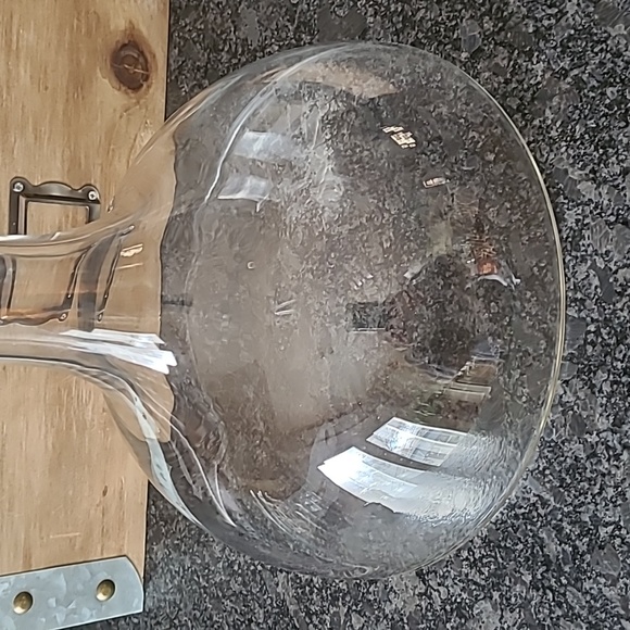 Vintage MCM Glass Wine Decanter Bottle - Picture 2 of 9